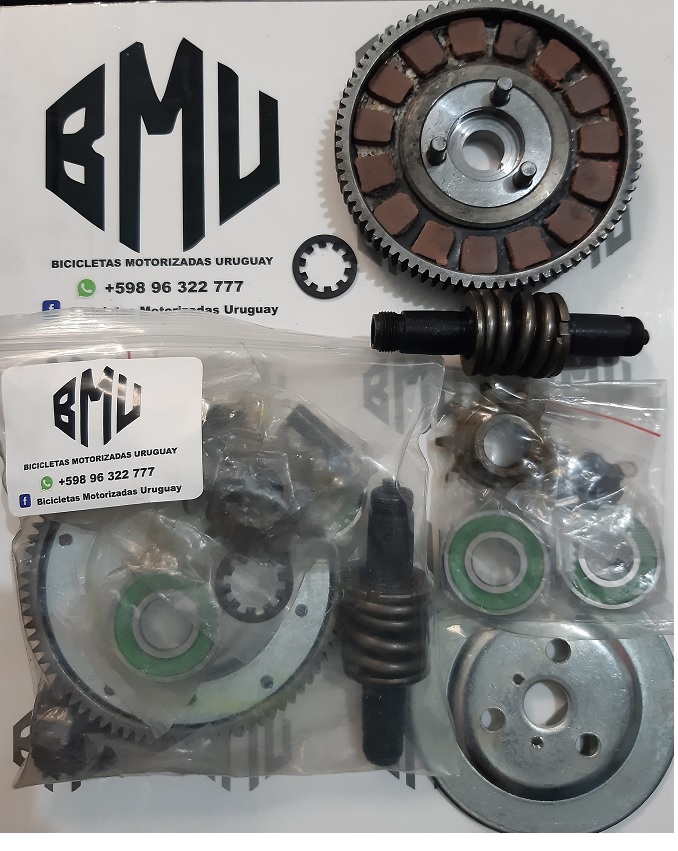 Kit de embrague para bicicleta motorizada completo